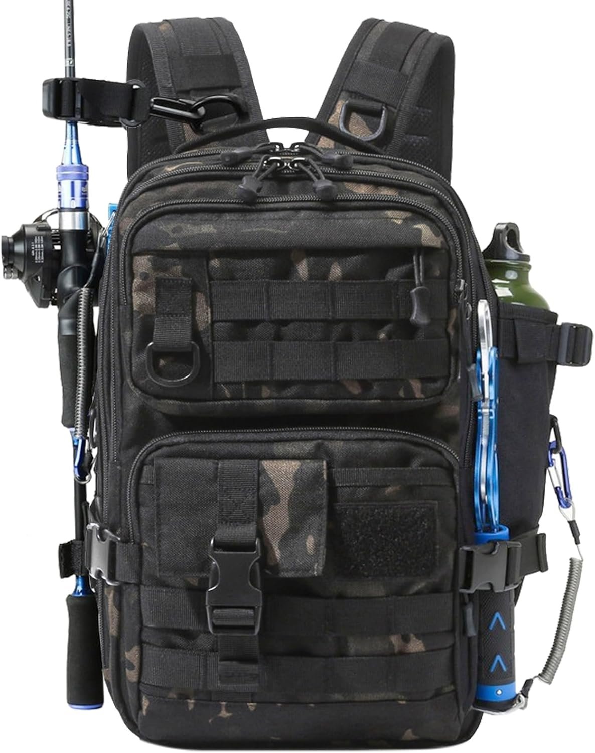 Outdoor Fishing Gear Backpack; Large-Capacity Waterproof Storage Bag