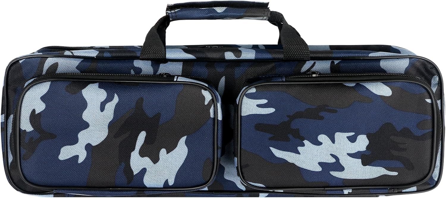 Fishing Gear Carrier With 2 Front Pockets; Suitable For Telescopic Rods